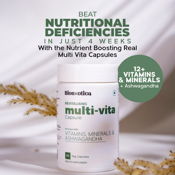 Nutrient Boosting Real Multi Vita Capsules | Beat Nutrient Deficiencies in 4 Weeks